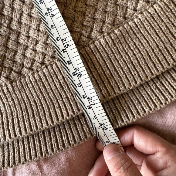 Banana Republic basket weave knit sweater poncho, size M - Picture 4 of 4